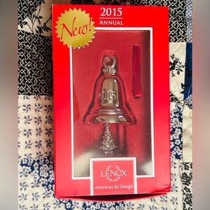 Lenox annual yearly Christmas ornament 2015 limited edition